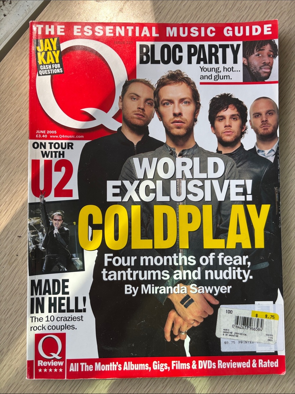 Q Magazine June 2005 - Coldplay Cover (Red)